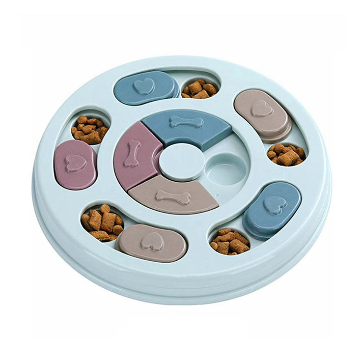 Brainy Slow Feeder Bowl Dog – Interactive Food Hiding Bowl