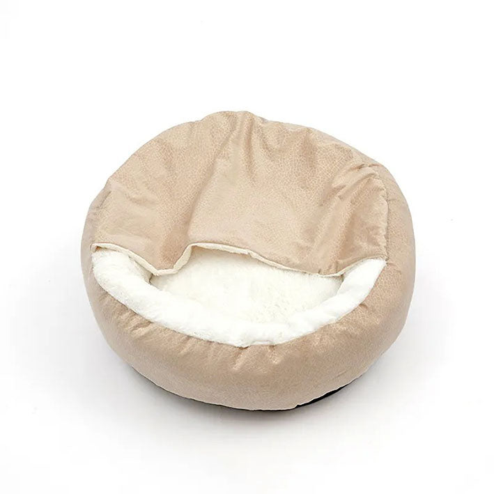 Dog Bed - Snuggle Cove Bed Hooded Blanket